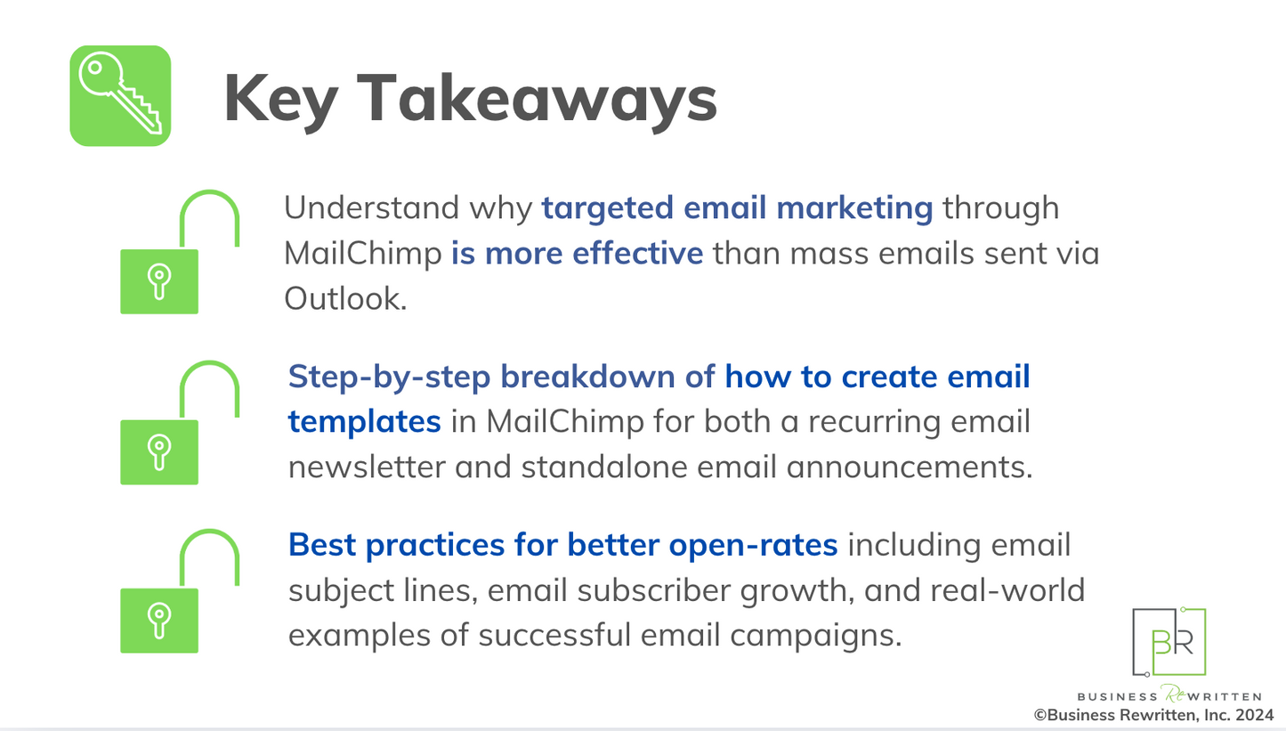 Email Newsletter Marketing (101) Training: Best Practices & Strategies