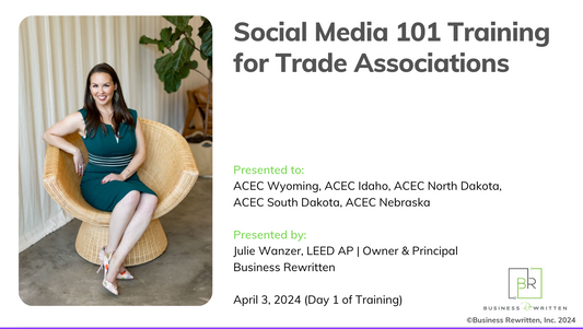 Social Media 101 Training for Trade Associations